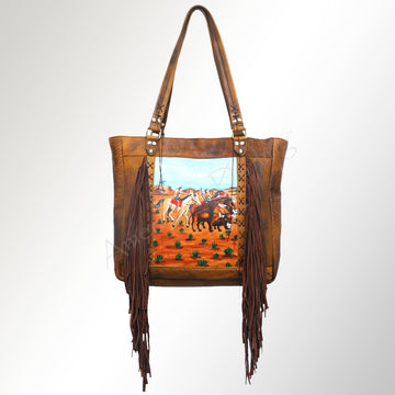 American Darling Tote Full Grain Genuine Leather Western Women Bag Handbag Purse | Travel Bags College Casual